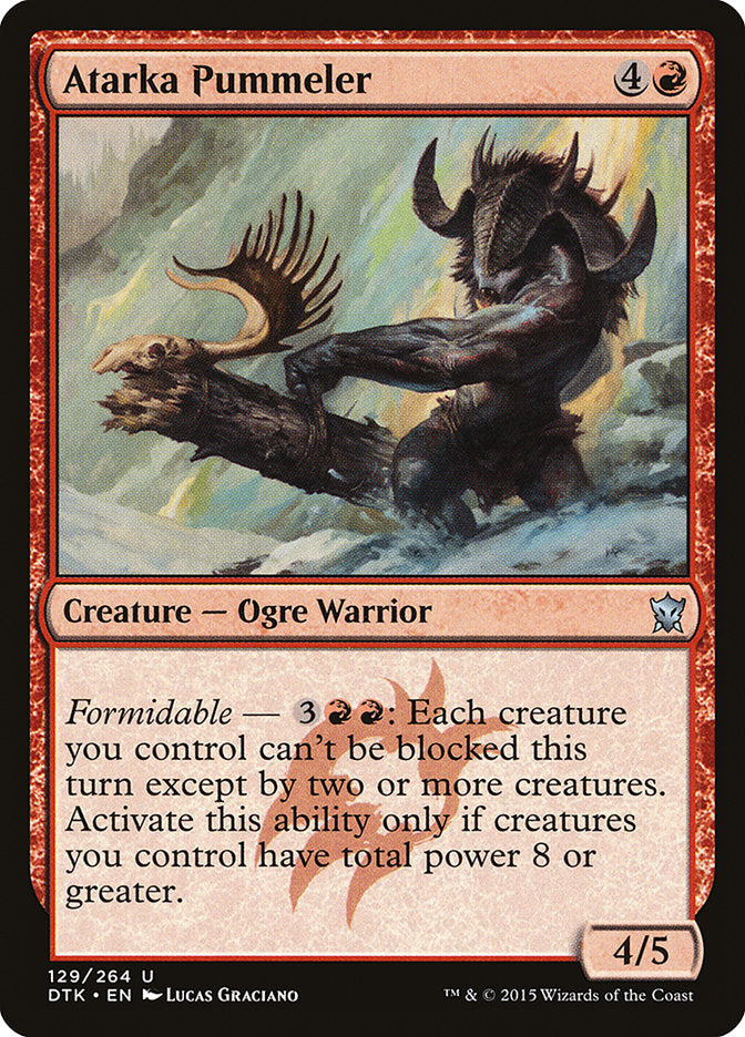 Atarka Pummeler - (Foil): Dragons of Tarkir