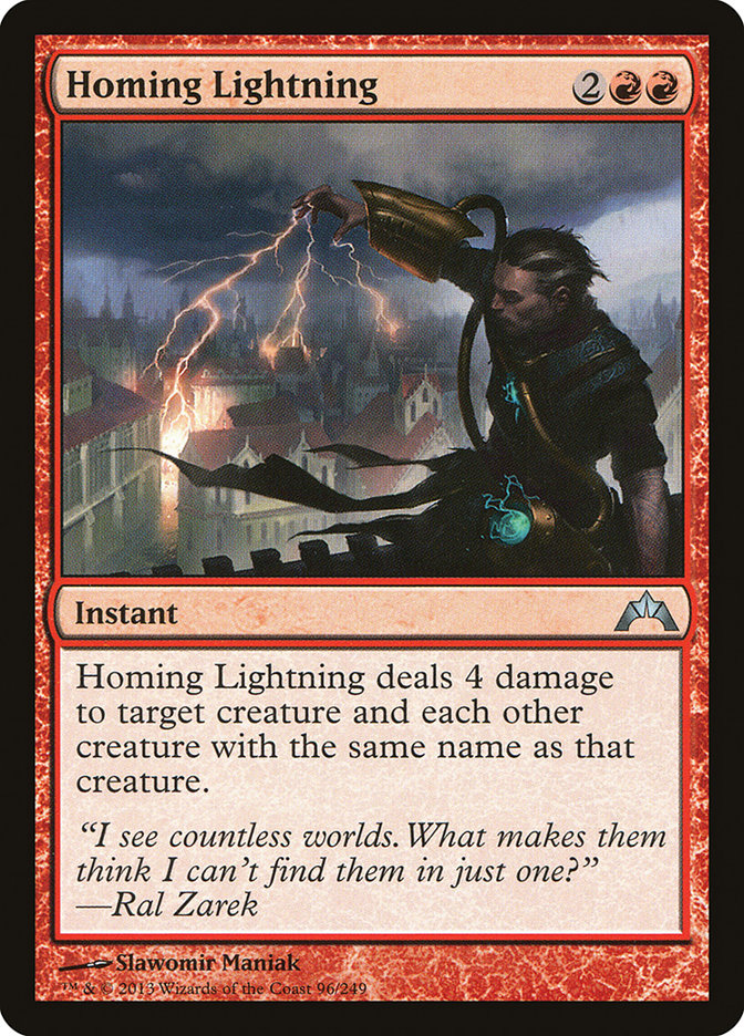 Homing Lightning - (Foil): Gatecrash