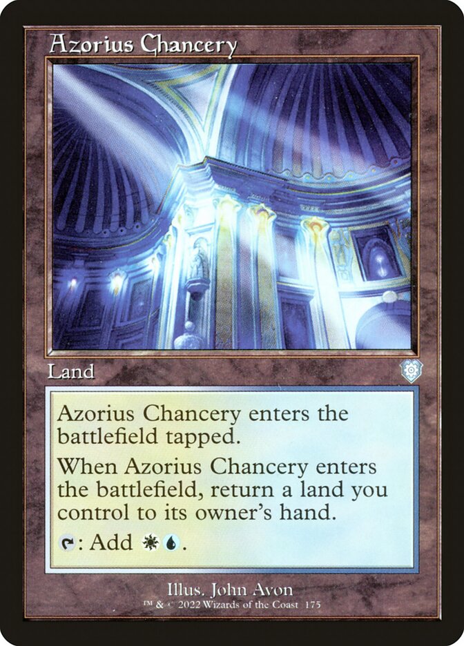 Azorius Chancery (Retro Frame): The Brothers' War Commander