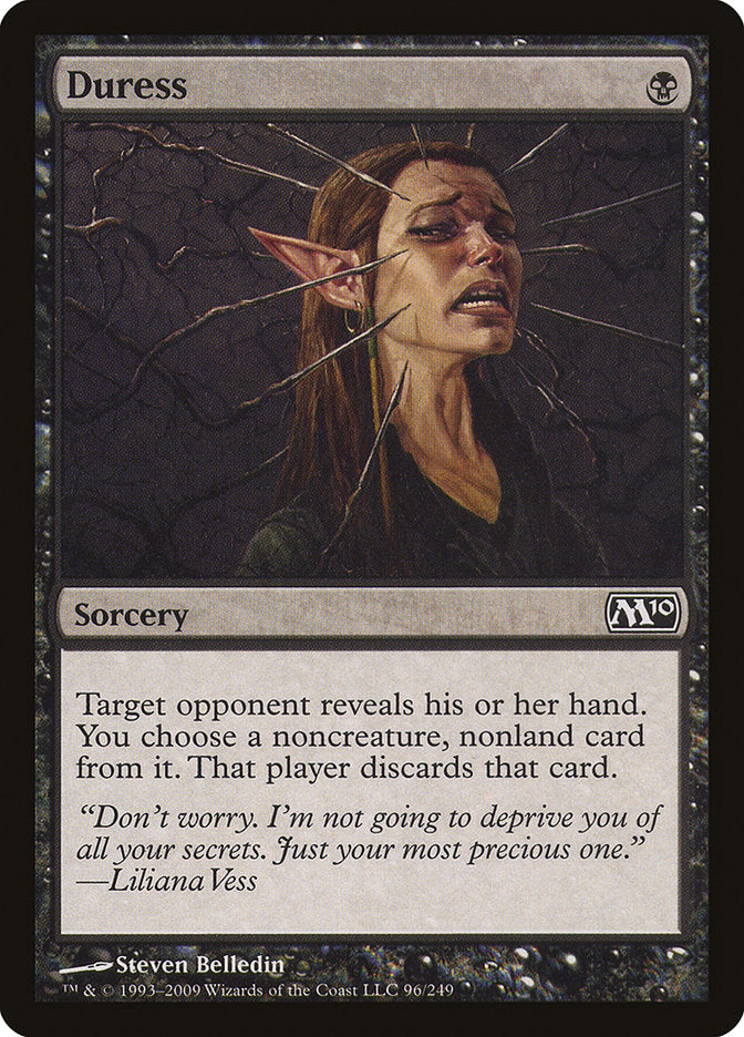 Duress - (Foil): Magic 2010