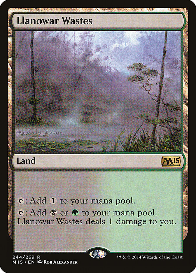 Llanowar Wastes: Magic 2015