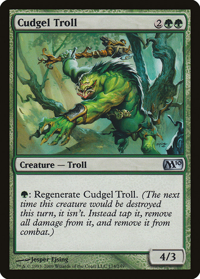 Cudgel Troll - (Foil): Magic 2010