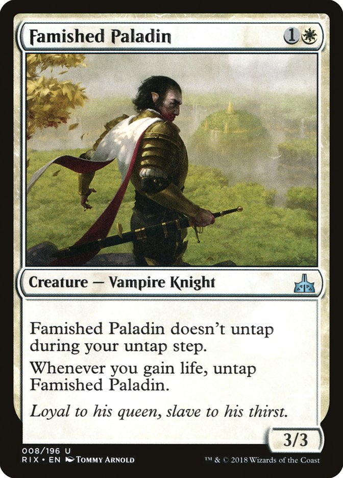 Famished Paladin: Rivals of Ixalan