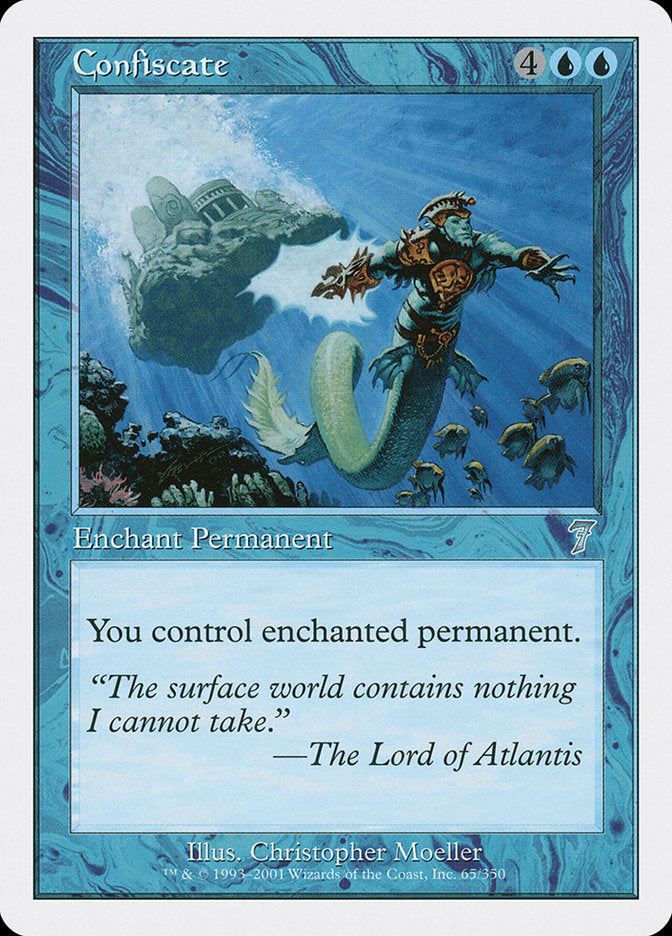 Confiscate - (Foil): Seventh Edition