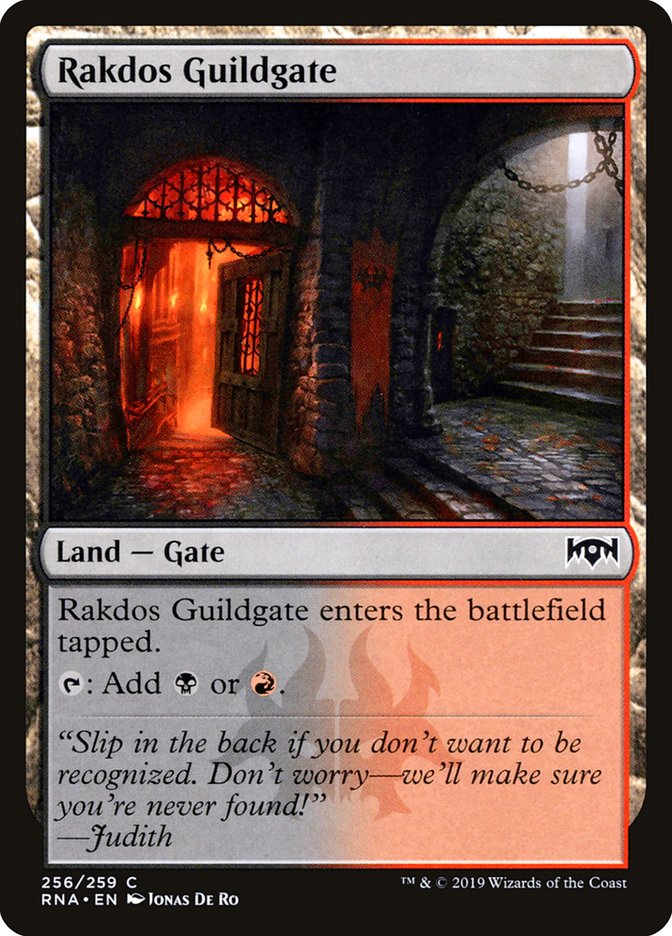 Rakdos Guildgate (#256): Ravnica Allegiance