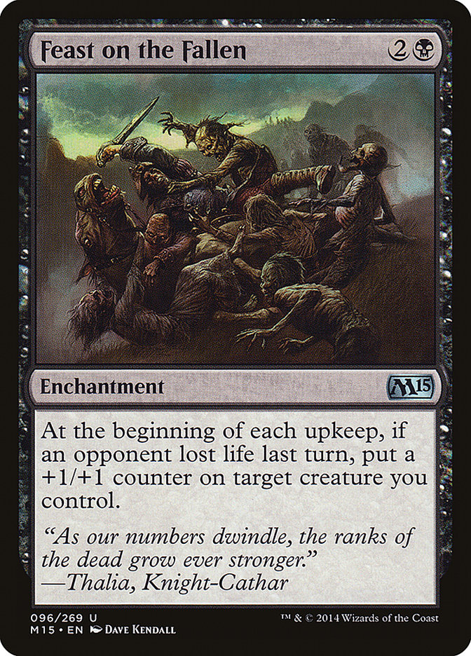 Feast on the Fallen - (Foil): Magic 2015