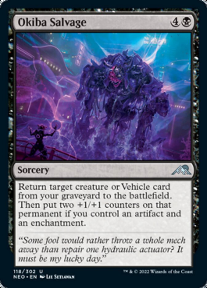Okiba Salvage - (Foil): Kamigawa: Neon Dynasty