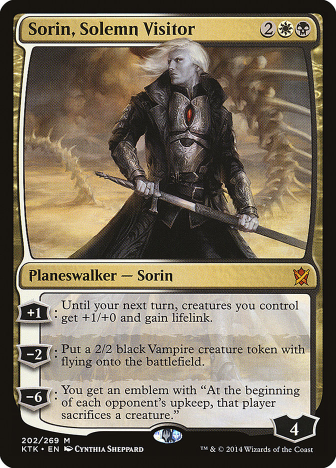 Sorin, Solemn Visitor - (Foil): Khans of Tarkir