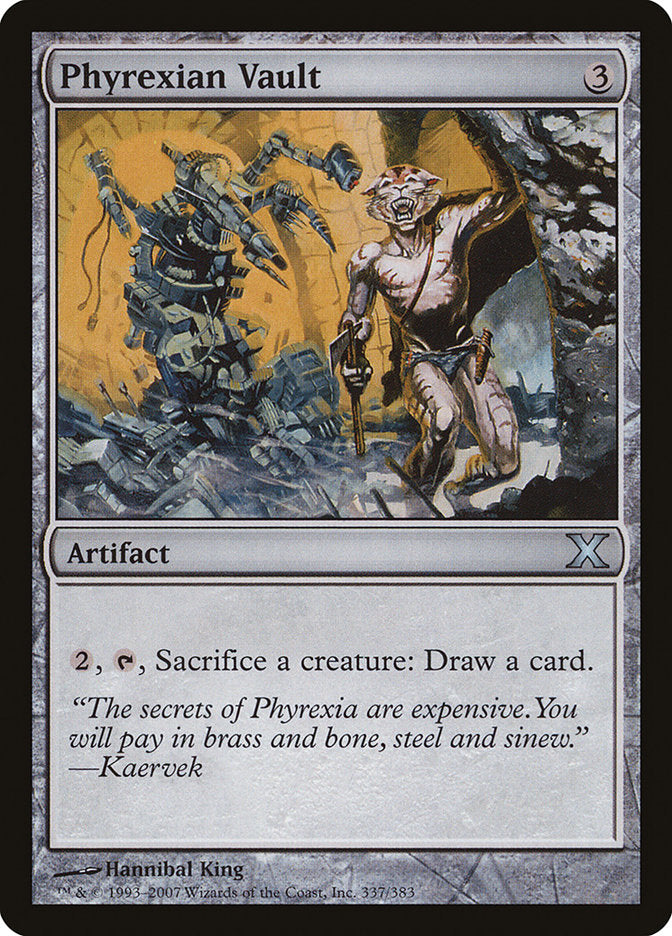 Phyrexian Vault - (Foil): Tenth Edition