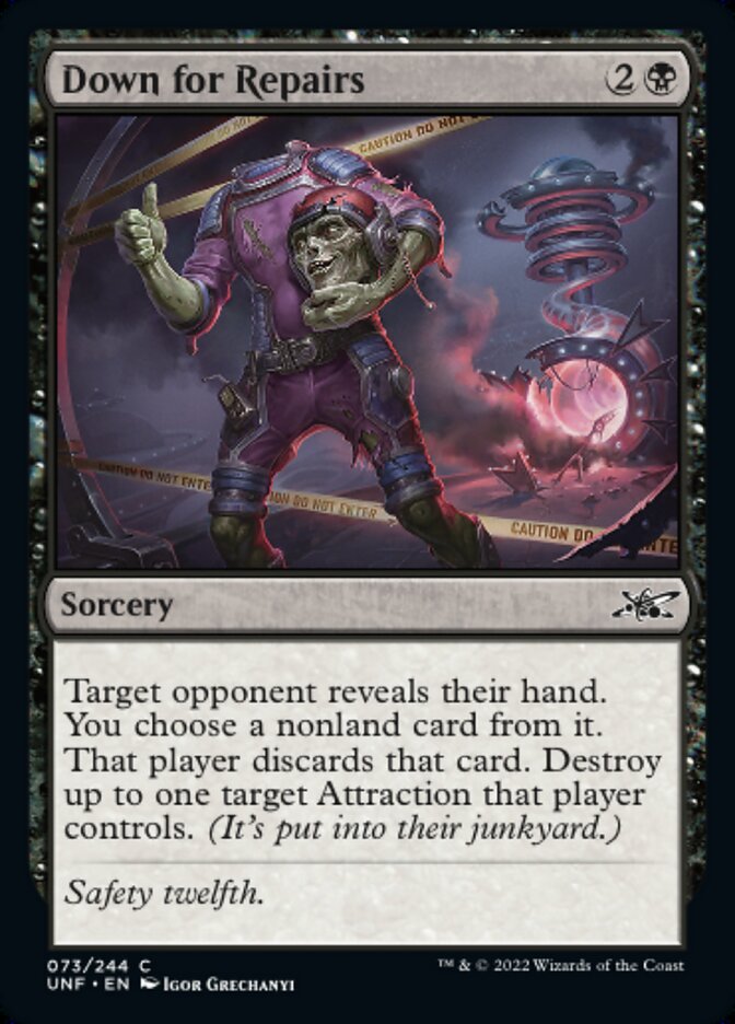 Down for Repairs - (Foil): Unfinity