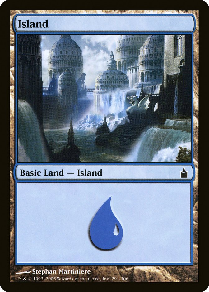Island (#291) - (Foil): Ravnica: City of Guilds