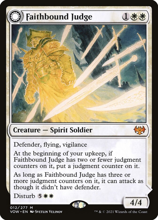 Faithbound Judge // Sinner's Judgment: Innistrad: Crimson Vow