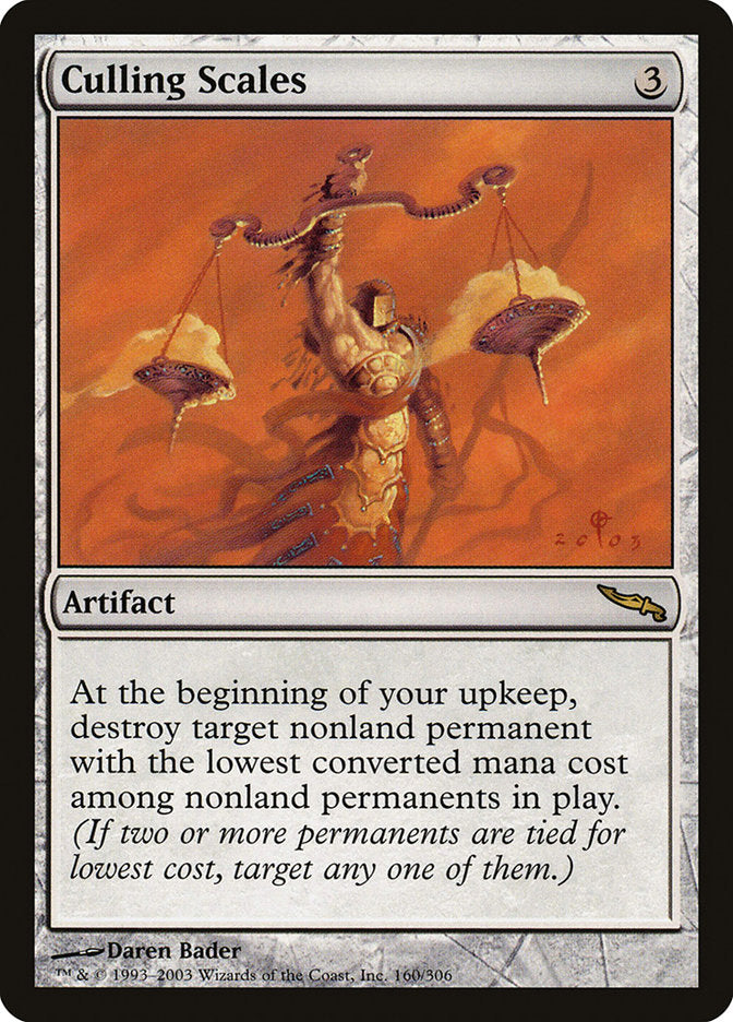 Culling Scales - (Foil): Mirrodin