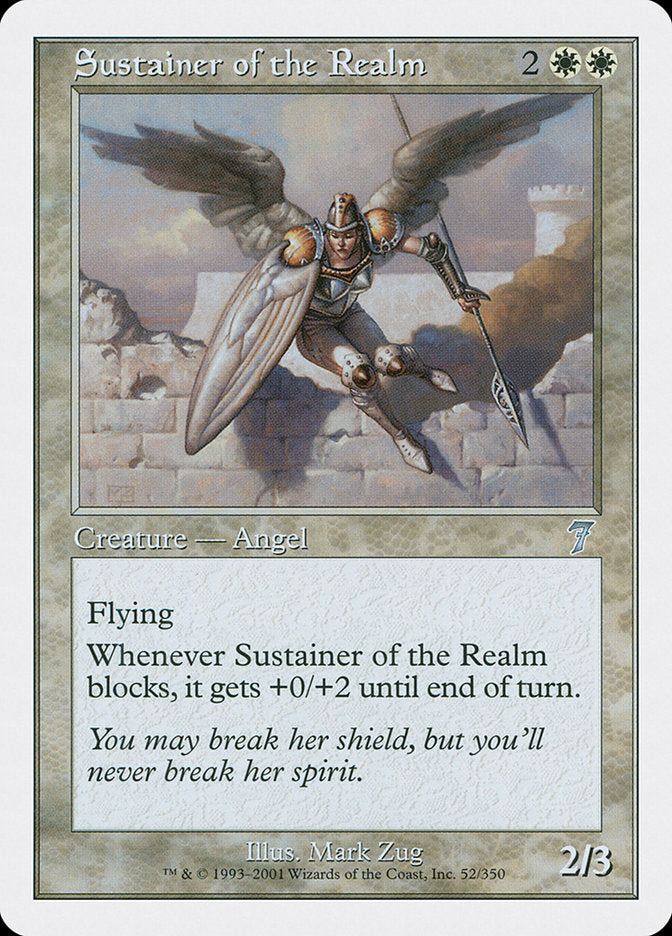 Sustainer of the Realm - (Foil): Seventh Edition
