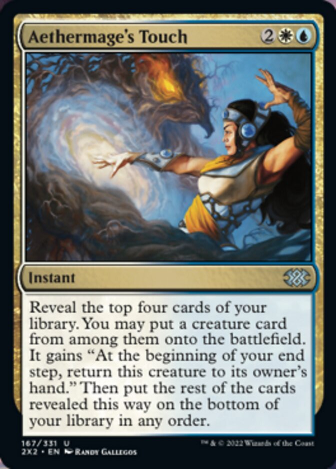 Aethermage's Touch - (Foil): Double Masters 2022