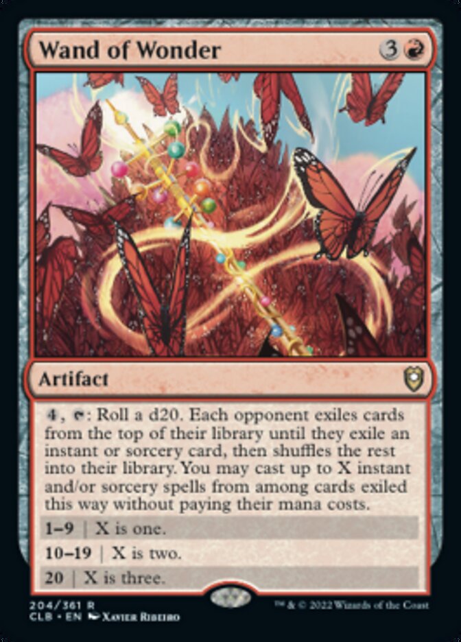 Wand of Wonder - (Foil): Commander Legends: Battle for Baldur's Gate