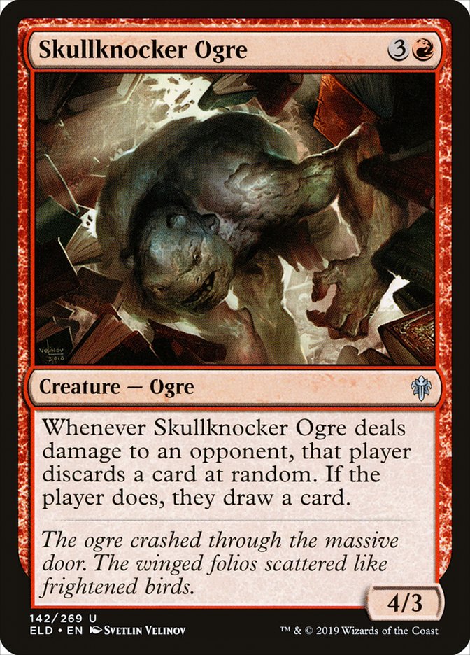 Skullknocker Ogre: Throne of Eldraine