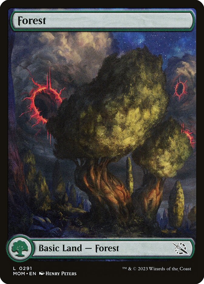 Forest (#291) (Full Art) - (Foil): March of the Machine