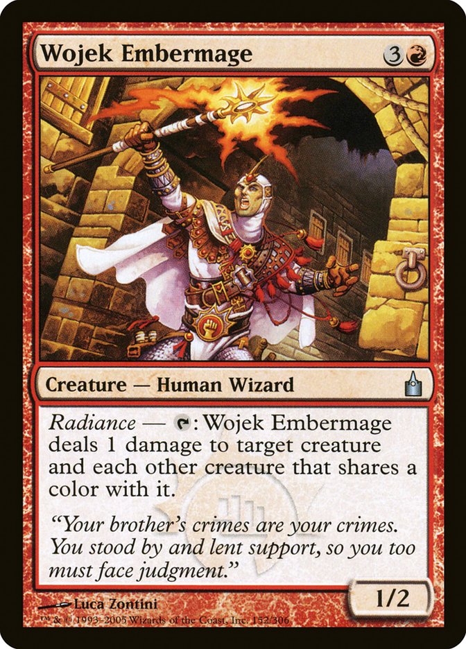 Wojek Embermage - (Foil): Ravnica: City of Guilds
