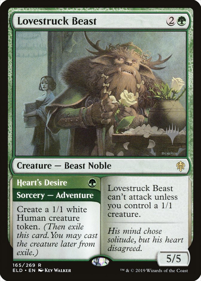 Lovestruck Beast // Heart's Desire (Promo Pack) (Throne of Eldraine): Throne of Eldraine Promos