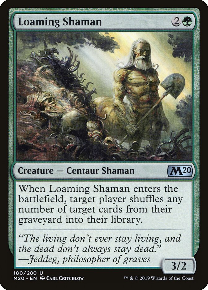 Loaming Shaman - (Foil): Core Set 2020