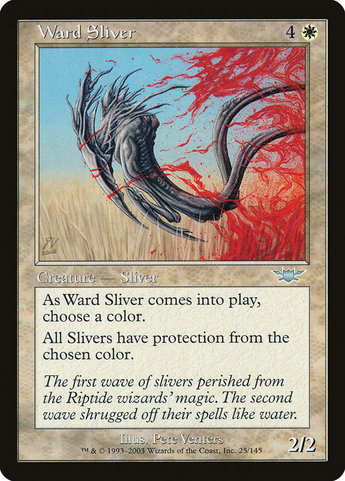 Ward Sliver - (Foil): Legions