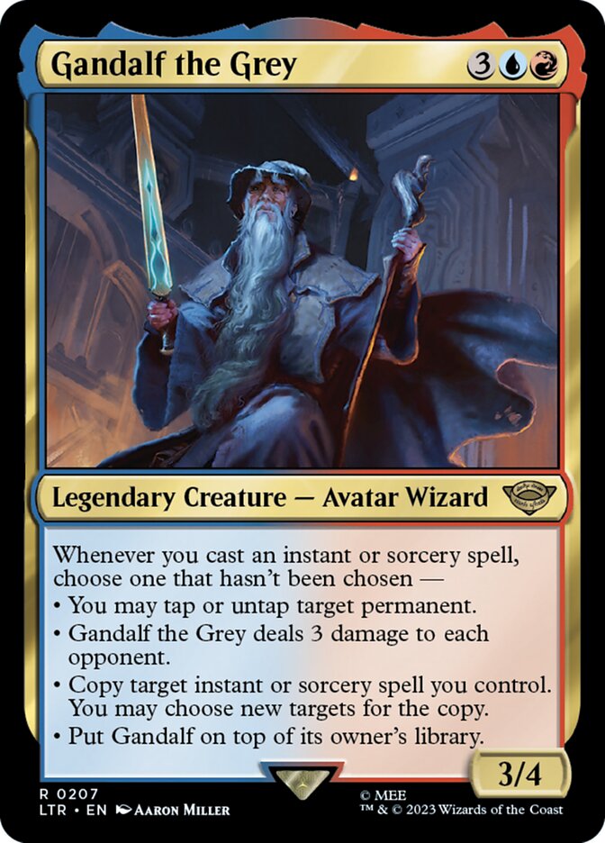 Gandalf the Grey - (Foil): The Lord of the Rings: Tales of Middle-earth