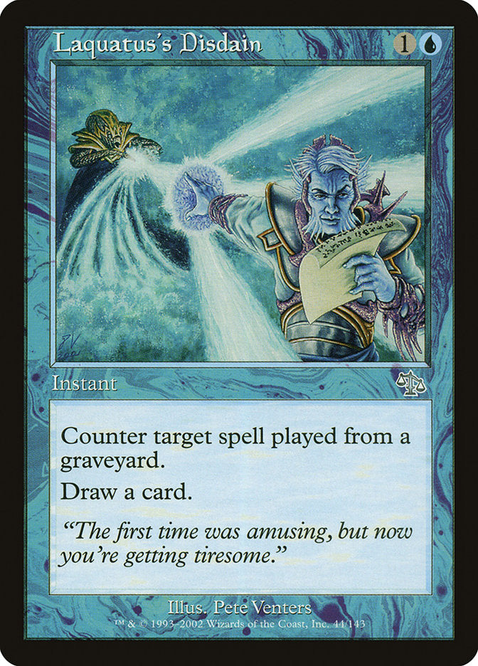 Laquatus's Disdain: Judgment