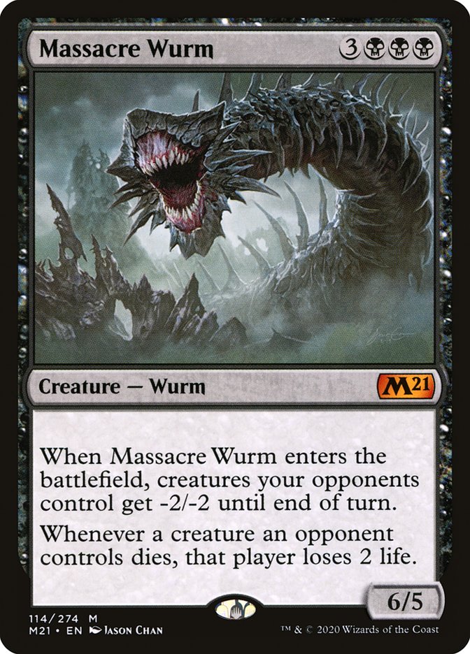 Massacre Wurm: Core Set 2021