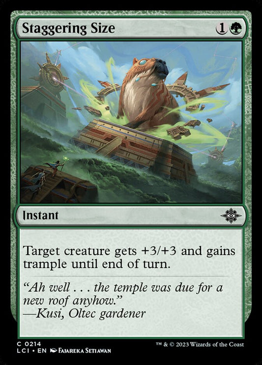 Staggering Size - (Foil): Lost Caverns of Ixalan