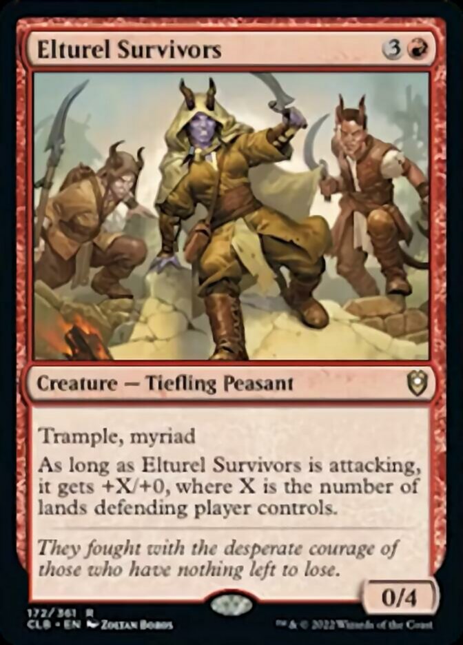 Elturel Survivors - (Foil): Commander Legends: Battle for Baldur's Gate