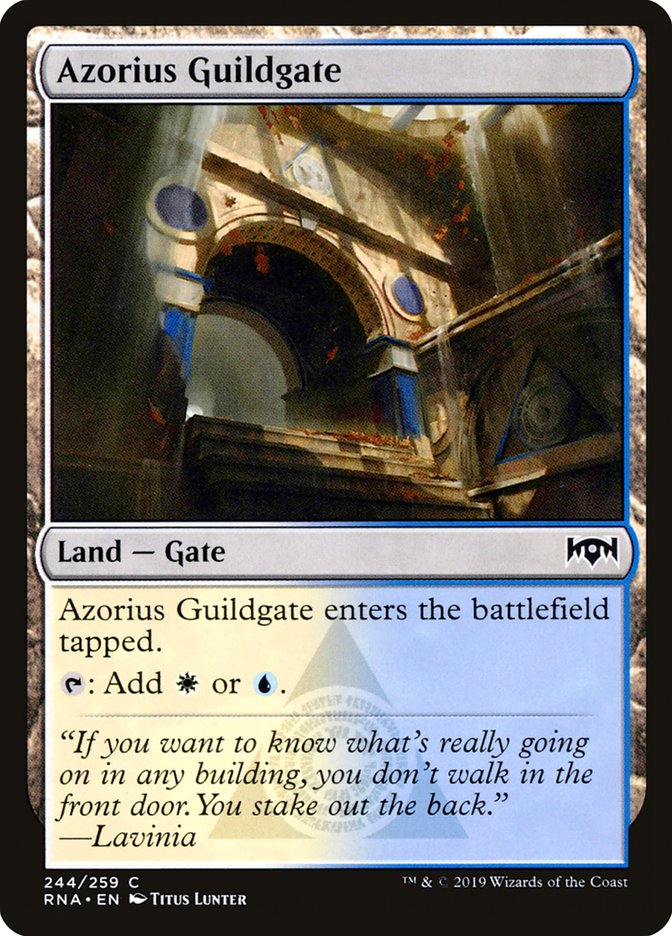 Azorius Guildgate (#244): Ravnica Allegiance