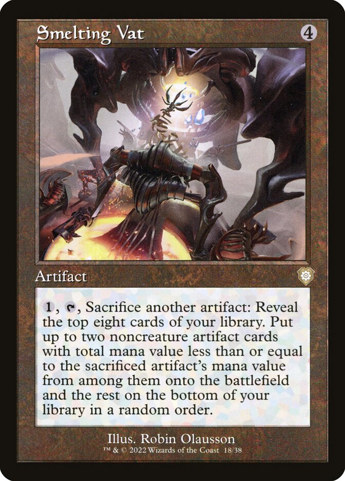 Smelting Vat (Retro Frame): The Brothers' War Commander