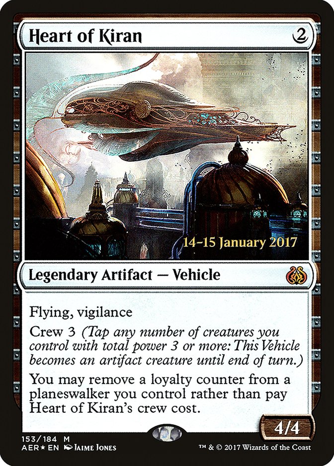 Heart of Kiran (Prerelease) (Aether Revolt) - (Foil): Aether Revolt Promos