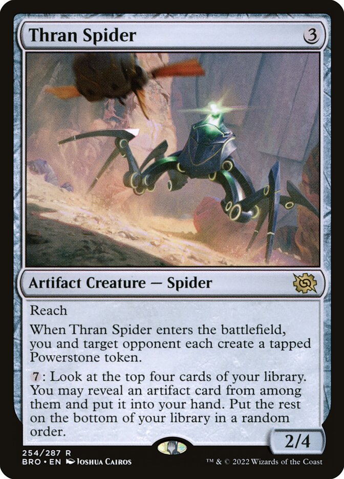 Thran Spider - (Foil): The Brothers' War