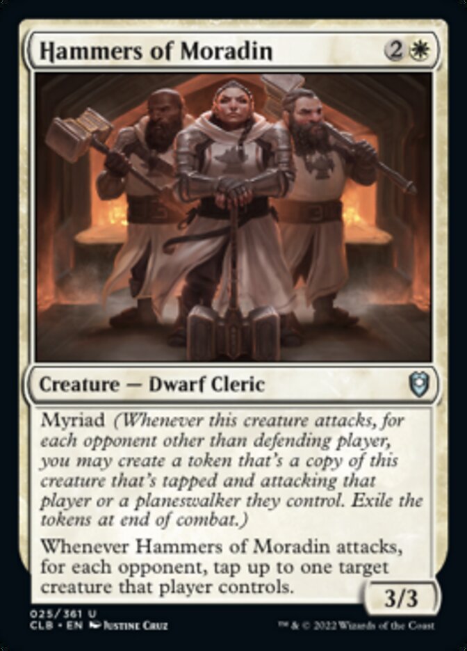 Hammers of Moradin - (Foil): Commander Legends: Battle for Baldur's Gate