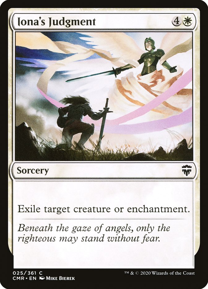 Iona's Judgment: Commander Legends