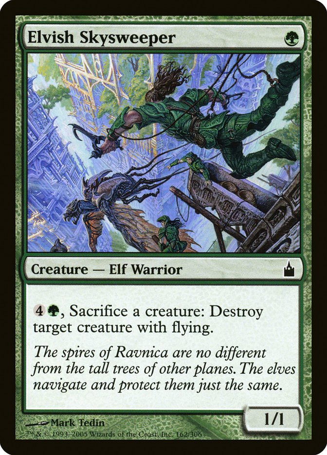 Elvish Skysweeper - (Foil): Ravnica: City of Guilds