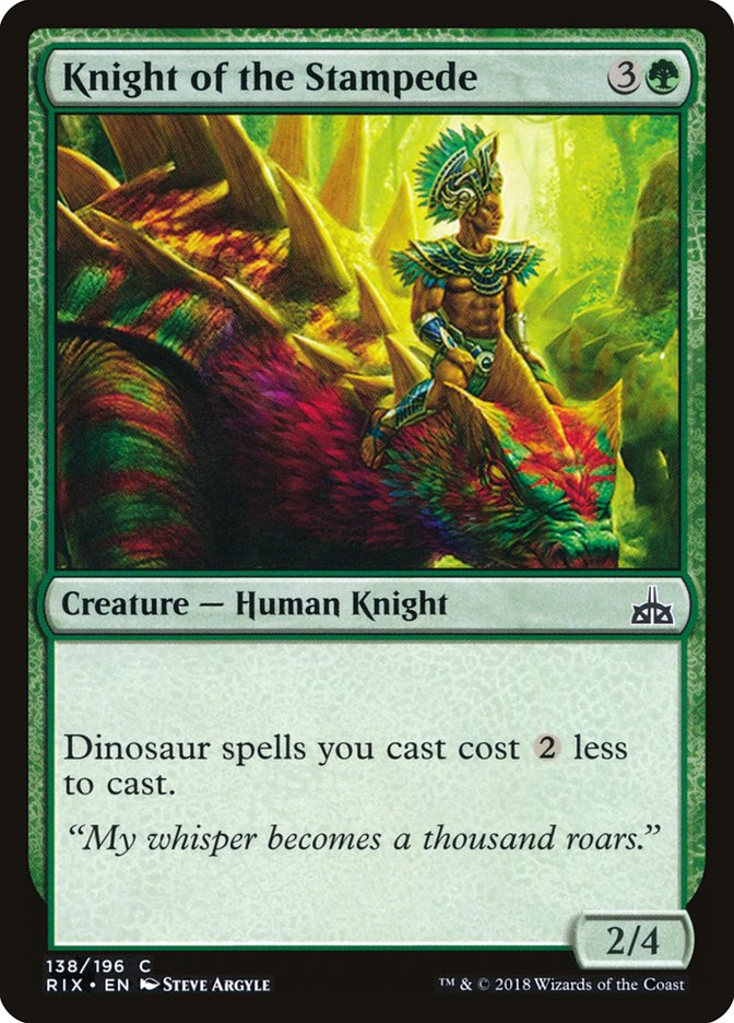 Knight of the Stampede: Rivals of Ixalan