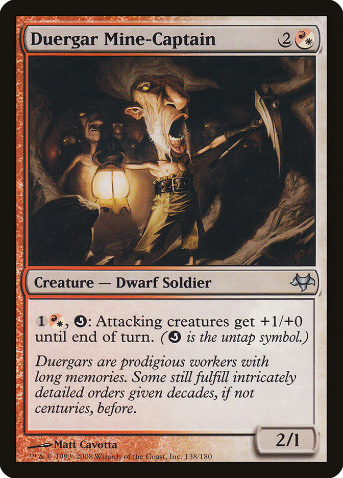 Duergar Mine-Captain - (Foil): Eventide