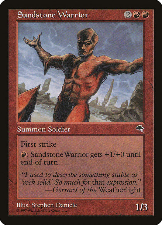 Sandstone Warrior: Tempest