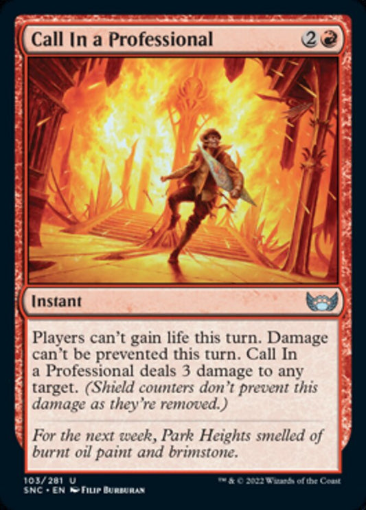 Call In a Professional - (Foil): Streets of New Capenna