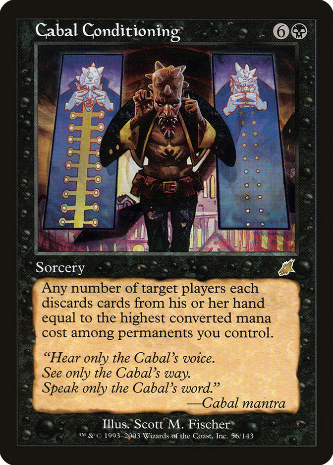 Cabal Conditioning - (Foil): Scourge