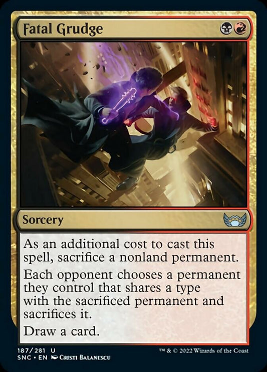 Fatal Grudge - (Foil): Streets of New Capenna