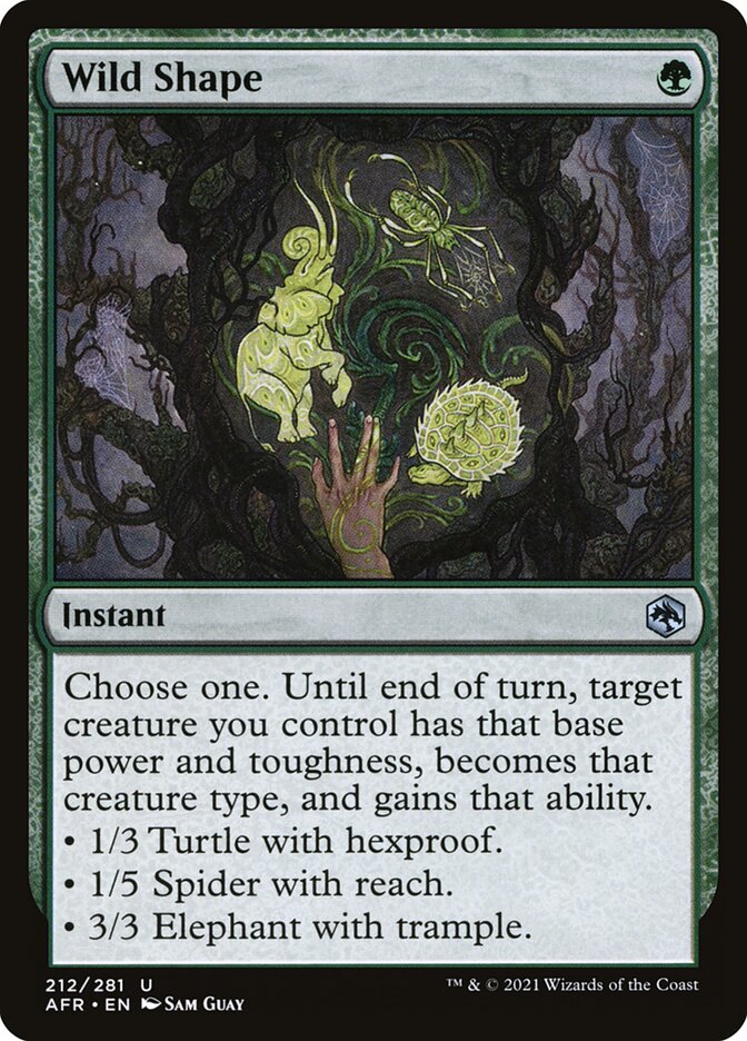 Wild Shape - (Foil): Adventures in the Forgotten Realms