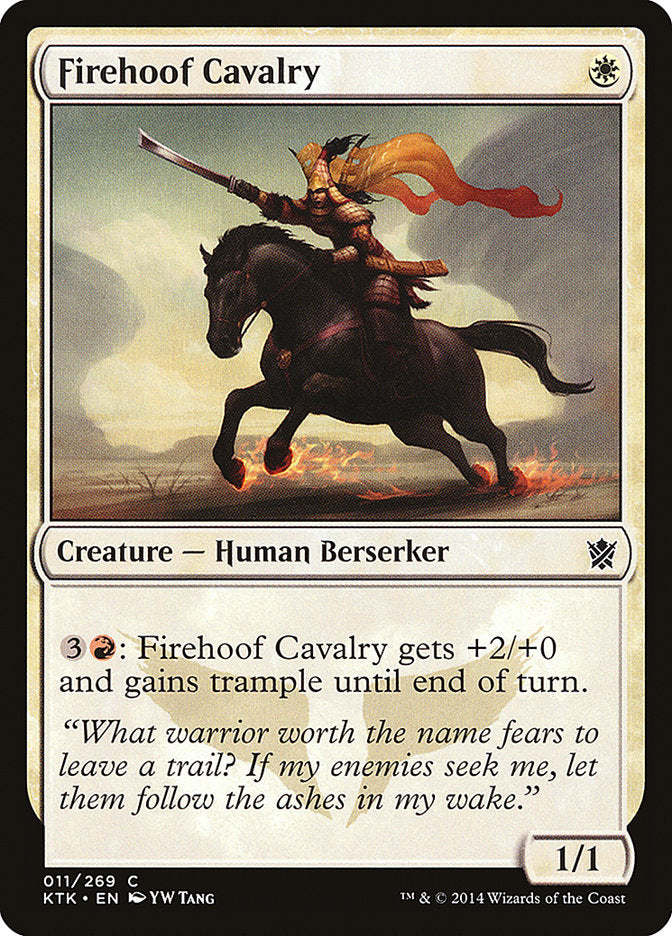 Firehoof Cavalry - (Foil): Khans of Tarkir