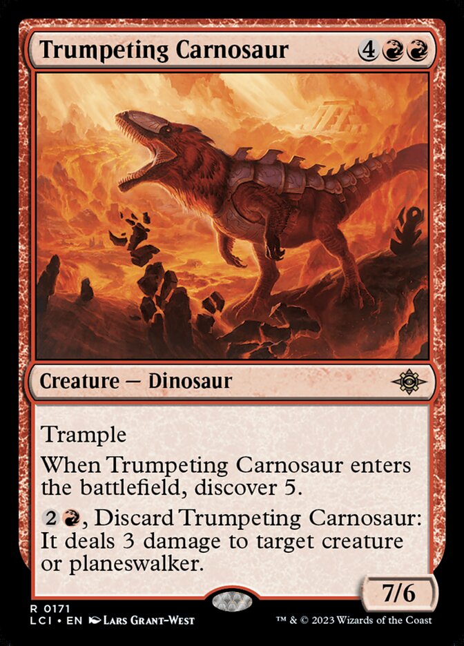 Trumpeting Carnosaur: Lost Caverns of Ixalan