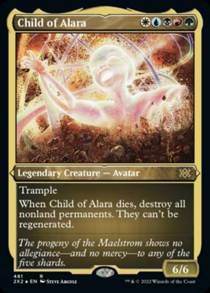 Child of Alara (Foil Etched) - (Foil): Double Masters 2022