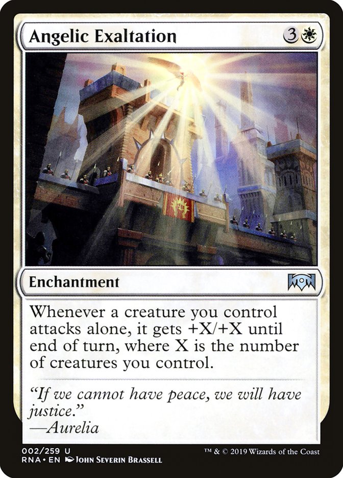 Angelic Exaltation - (Foil): Ravnica Allegiance