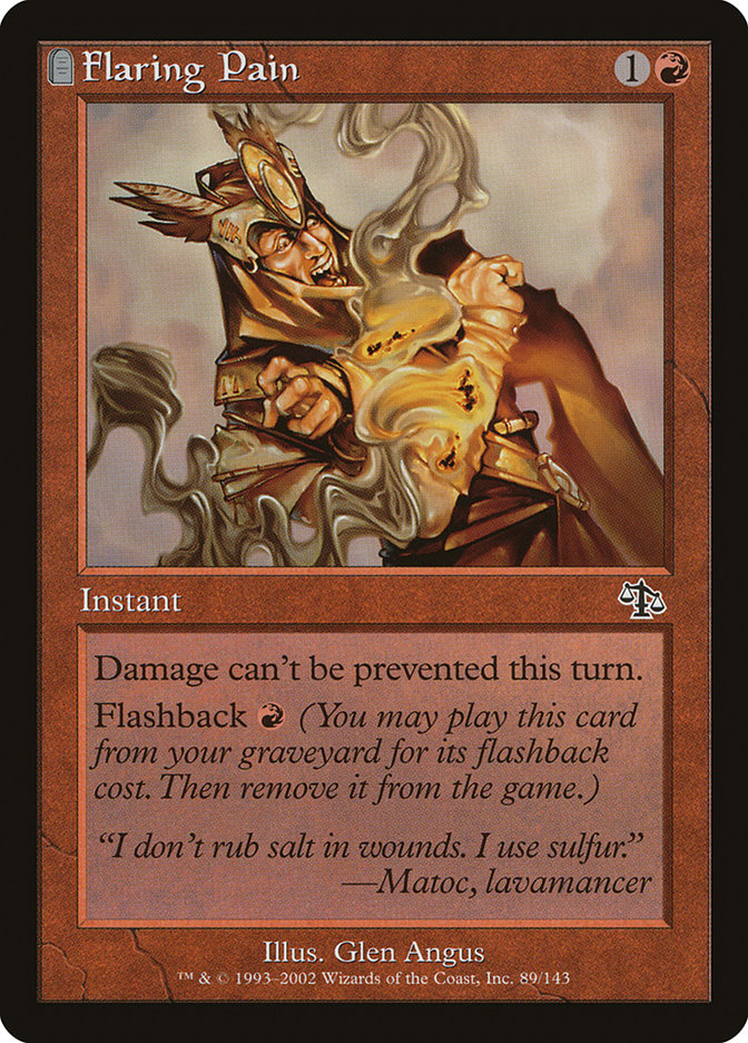 Flaring Pain - (Foil): Judgment